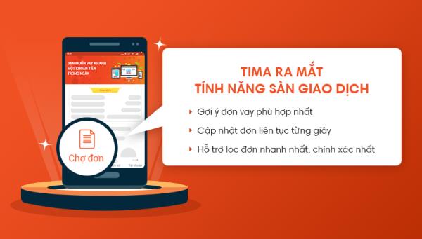 Tima ra mắt Sàn giao dịch trên app và web Tima